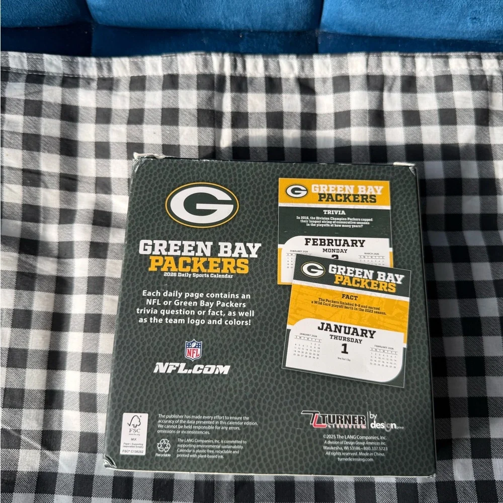 Green Bay Packers 2026 Daily Sports Desk Calendar